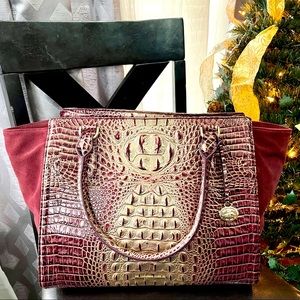 NWT BRAHMIN PETRA II Port Ombre Harmonia Tote